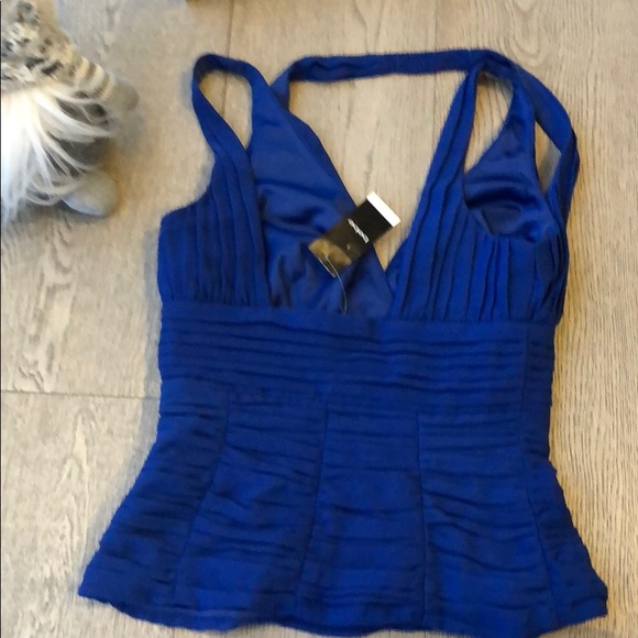 Royal blue Bebe halter - Picture 3 of 4